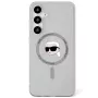 KARL LAGERFELD puzdro Button Karl Head Printed Logo MagSafe pre Samsung Galaxy S25, čierna