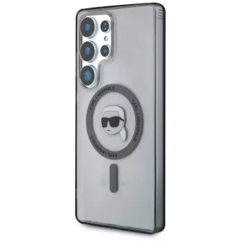 KARL LAGERFELD puzdro Button Karl Head Printed Logo MagSafe pre Samsung Galaxy S25 Ultra čierna