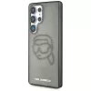 Karl Lagerfeld puzdro Rhinestones Karl Head Logo pre Samsung Galaxy S25 Ultra čierna
