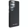 Karl Lagerfeld Saffiano Full-Wrapped Elongated Metal Logo MagSafe puzdro pre Samsung Galaxy S25 Ultra, čierna