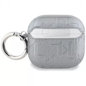 Karl Lagerfeld Monogram Karl Head puzdro pre AirPods 4 (strieborná)