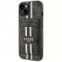 Guess 4G Stripes Wallet puzdro s Magsafe pre iPhone 15 hnedá