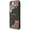 Guess 4G Flowers Print MagSafe puzdro pre iPhone 16e / 17e čierna
