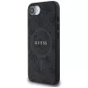 Guess 4G Ring Classic Logo MagSafe puzdro pre iPhone 16e (čierna)