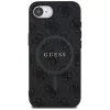 Guess 4G Ring Classic Logo MagSafe puzdro pre iPhone 16e (čierna)