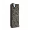 Guess 4G Ring Classic Logo MagSafe puzdro pre Apple iPhone 16e (hnedá)