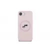 Karl Lagerfeld Silicone Karl & Choupette Heads MagSafe puzdro pre iPhone 16e / 17e ružová