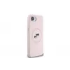 Karl Lagerfeld Silicone Karl & Choupette Heads MagSafe puzdro pre iPhone 16e / 17e ružová