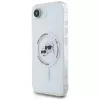 KARL LAGERFELD IML Metal Karl & Choupette Heads MagSafe puzdro pre iPhone 16e/17e biela