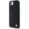 BMW Leather Hot Stamp puzdro pre iPhone 16e / 17e čierna