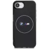 BMW IML Metal White Circle MagSafe puzdro pre iPhone 16e / 17e čierna