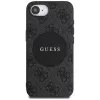 Guess 4G Circle Classic Logo MagSafe puzdro pre iPhone 16e - čierna
