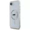 Karl Lagerfeld IML Metal Karl Head MagSafe puzdro pre iPhone 16e/17e biela