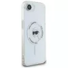 Karl Lagerfeld IML Metal Karl Head MagSafe puzdro pre iPhone 16e/17e biela