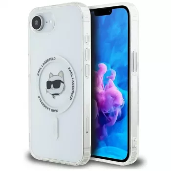 KARL LAGERFELD IML Metal Choupette Head MagSafe puzdro pre iPhone 16e / 17e biela