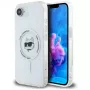 KARL LAGERFELD IML Metal Choupette Head MagSafe puzdro pre iPhone 16e / 17e biela