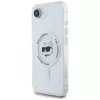 KARL LAGERFELD IML Metal Choupette Head MagSafe puzdro pre iPhone 16e / 17e biela