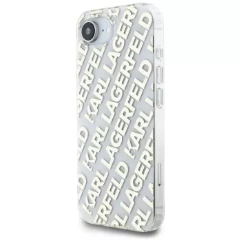Karl Lagerfeld IML Repeat Logo puzdro pre iPhone 16e / 17e zlatá