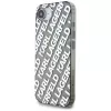 KARL LAGERFELD IML Repeat Logo puzdro pre Apple iPhone 16e / 17e - strieborná
