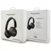 Guess Metal Logo Script bezdrôtové Bluetooth 5.3 náhlavné slúchadlá, čierna