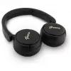 Guess Metal Logo Script bezdrôtové Bluetooth 5.3 náhlavné slúchadlá, čierna