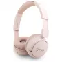Guess Metal Logo Script bezdrôtové Bluetooth 5.3 náhlavné slúchadlá (ružová)