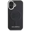 Karl Lagerfeld Initial & Metal Logo MagSafe puzdro pre Apple iPhone 16, čierna