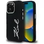 Karl Lagerfeld FW Jeans Signature Logo puzdro pre iPhone 16 Pro, čierna