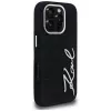 Karl Lagerfeld FW Jeans Signature Logo puzdro pre iPhone 16 Pro, čierna