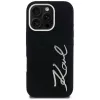 KARL LAGERFELD FW Jeans Signature Logo puzdro pre iPhone 16 Pro Max, čierna