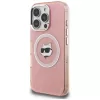 Karl Lagerfeld IML Choupette Head Logo MagSafe puzdro pre Apple iPhone 16 Pro, ružová