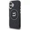 Karl Lagerfeld IML Choupette Head Logo MagSafe puzdro pre iPhone 16, čierna