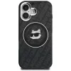 Karl Lagerfeld IML Choupette Head Logo MagSafe puzdro pre iPhone 16, čierna