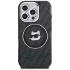 Karl Lagerfeld IML Choupette Head Logo MagSafe puzdro pre iPhone 16 Pro, čierna