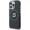 KARL LAGERFELD IML Choupette Head Logo MagSafe puzdro pre Apple iPhone 16 Pro Max, čierna