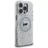 KARL LAGERFELD IML Karl Head Logo MagSafe puzdro pre Apple iPhone 16 Pro, sivá