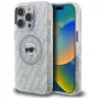 KARL LAGERFELD IML Karl Head Logo MagSafe puzdro pre Apple iPhone 16 Pro Max - sivá