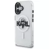 KARL LAGERFELD IML Karl Sketch Logo MagSafe puzdro pre iPhone 16, transparentná