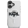 KARL LAGERFELD IML Karl Sketch Logo MagSafe puzdro pre iPhone 16, transparentná