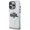 KARL LAGERFELD IML Karl Sketch Logo MagSafe puzdro pre Apple iPhone 16 Pro, transparentná
