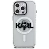 KARL LAGERFELD IML Karl Sketch Logo MagSafe puzdro pre Apple iPhone 16 Pro, transparentná