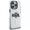 KARL LAGERFELD IML Karl Sketch Logo MagSafe puzdro pre Apple iPhone 16 Pro, transparentná