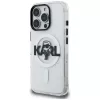 Karl Lagerfeld IML Karl Sketch Logo MagSafe puzdro pre iPhone 16 Pro Max, transparentná