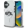 Karl Lagerfeld IML Choupette Sketch Logo MagSafe puzdro pre iPhone 16, transparentná