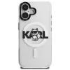 Karl Lagerfeld IML Choupette Sketch Logo MagSafe puzdro pre iPhone 16, transparentná