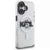 Karl Lagerfeld IML Choupette Sketch Logo MagSafe puzdro pre iPhone 16, transparentná