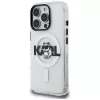 KARL LAGERFELD IML Choupette Sketch Logo MagSafe puzdro pre iPhone 16 Pro Max, transparentná