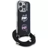 KARL LAGERFELD IML Crossbody puzdro pre iPhone 16 Pro, čierna