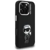 KARL LAGERFELD Silicone Karl Sketch MagSafe puzdro pre Apple iPhone 16 Pro, čierna