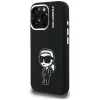 KARL LAGERFELD Silicone Karl Sketch MagSafe puzdro pre Apple iPhone 16 Pro Max, čierna